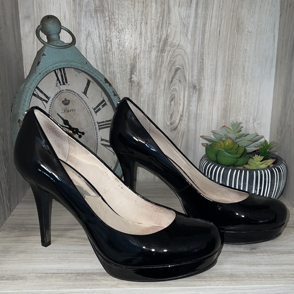 🔥🥰Michael Kors Ionna Platform Patent Leather Pumps 4” 👠